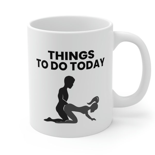 Things To Do Today, Funny Mugs, Fargo TV Series Season 3, Ray Stussy Fandom, Sarcastic People Having Sex Cup, Rude Office Mug, Partner Gift