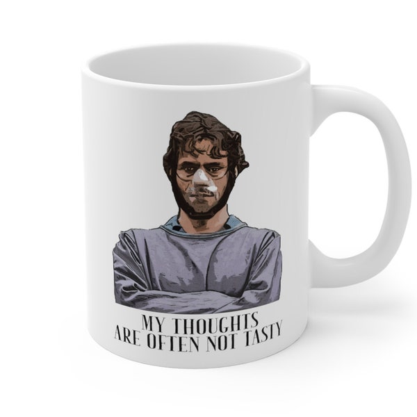 Will Graham Mug, Hannibal TV Series Cup, The Silence of Lambs, Hannibal Lecter, Hugh Dancy, Mads Mikkelsen, Criminal Thriller Inspired Gift