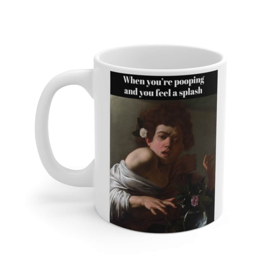 When You're Pooping and You Feel A Splash Funny Art Meme Etsy