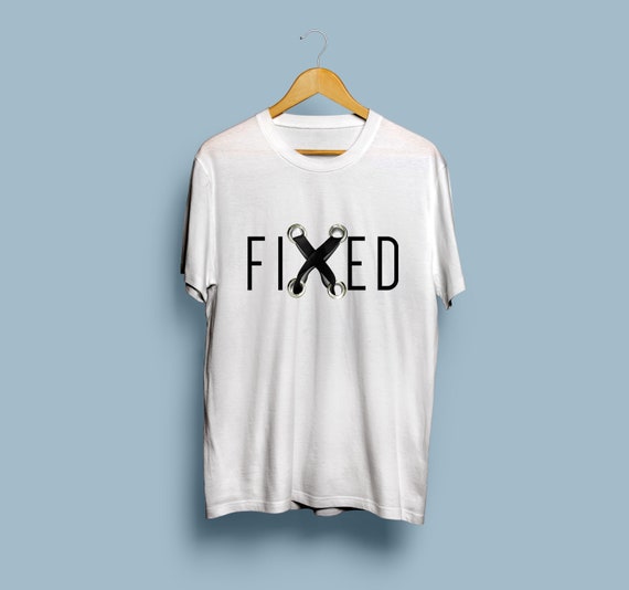 Skifte tøj pinion lykke Buy Fixed Statement Unisex T-shirt Cute One Word Adult Tshirt Online in  India - Etsy