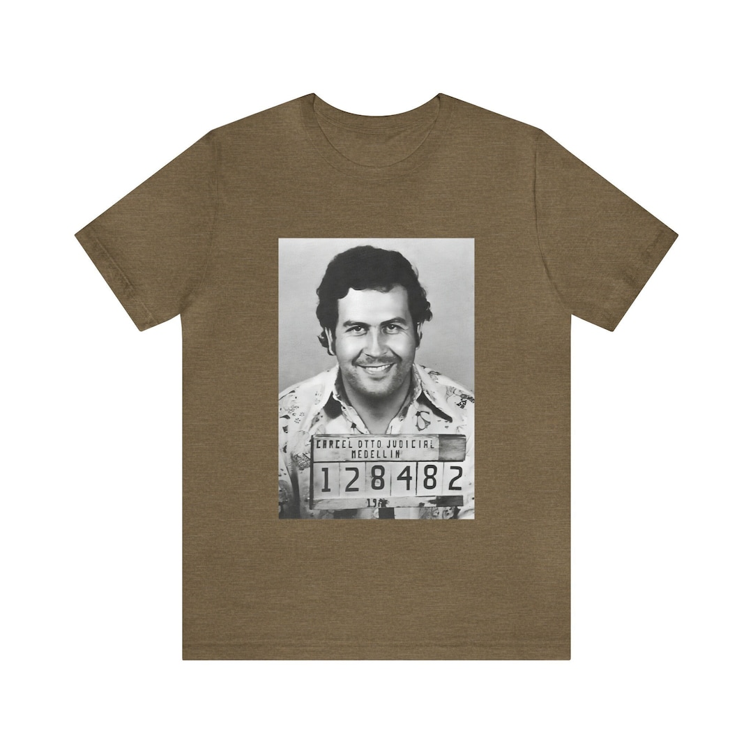Chemise Risq Takers Pablo Escobar Taille 4XL - T-shirt Graphique Neuf Avec étiquettes