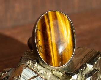 Tiger Eye Statement Ring