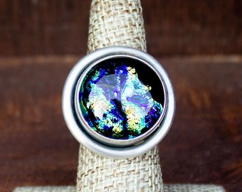 Dichroic Glass Ring