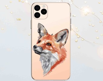 Fox iPhone case SE 8 Plus X 11 12 13 14 15 Pro Max, Art Google pixel case, for Samsung case S20 S21 S23, Cute phone case