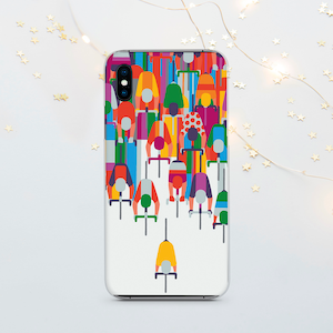 Colorful Cycling Phone Case: TPU Protective Cover
