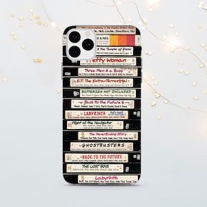 Retro VHS tape iPhone case SE 8 Plus X 11 12 13 14 15 Pro Max, Google pixel case, for Samsung case S20 S21 S23, Video cassette