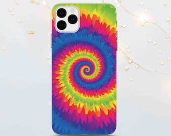 Tie Dye Swirl Phone Case: Abstract TPU Cover