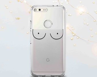 Boobs Line Art Phone Case: iPhone, Google Pixel, for Samsung case