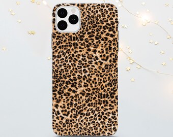 Leopard Print Phone Case: TPU Protective Cover