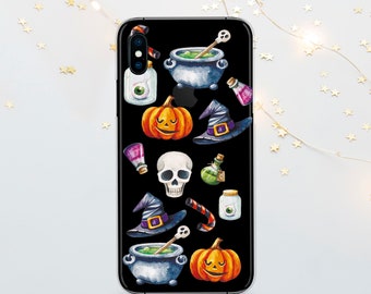 Halloween iPhone case SE 8 Plus X 11 12 13 14 15 Pro Max, Magic Google pixel case, for Samsung case S20 S21 S23, Cute phone case