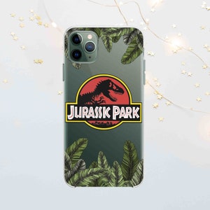 Horror movie poster iPhone case 16 15 14 13 12 11 Pro Max, VHS tape Google Pixel case 9 8 7, Jurassic park for Samsung case S24 S23 S22 Plus