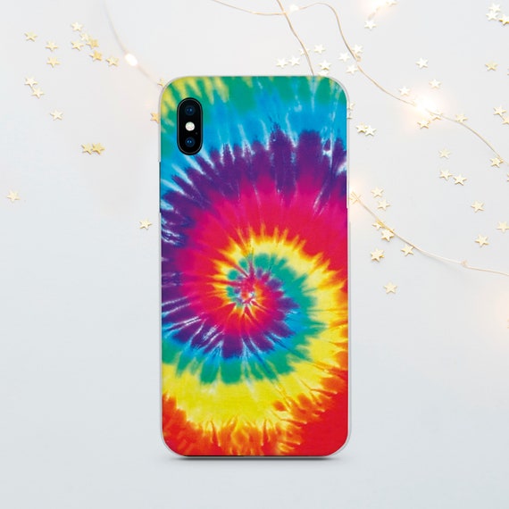 Tie Dye Phone Case: Abstract Swirl Design, TPU Material