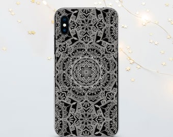 Bohemian Mandala Phone Case: Geometric Floral Design