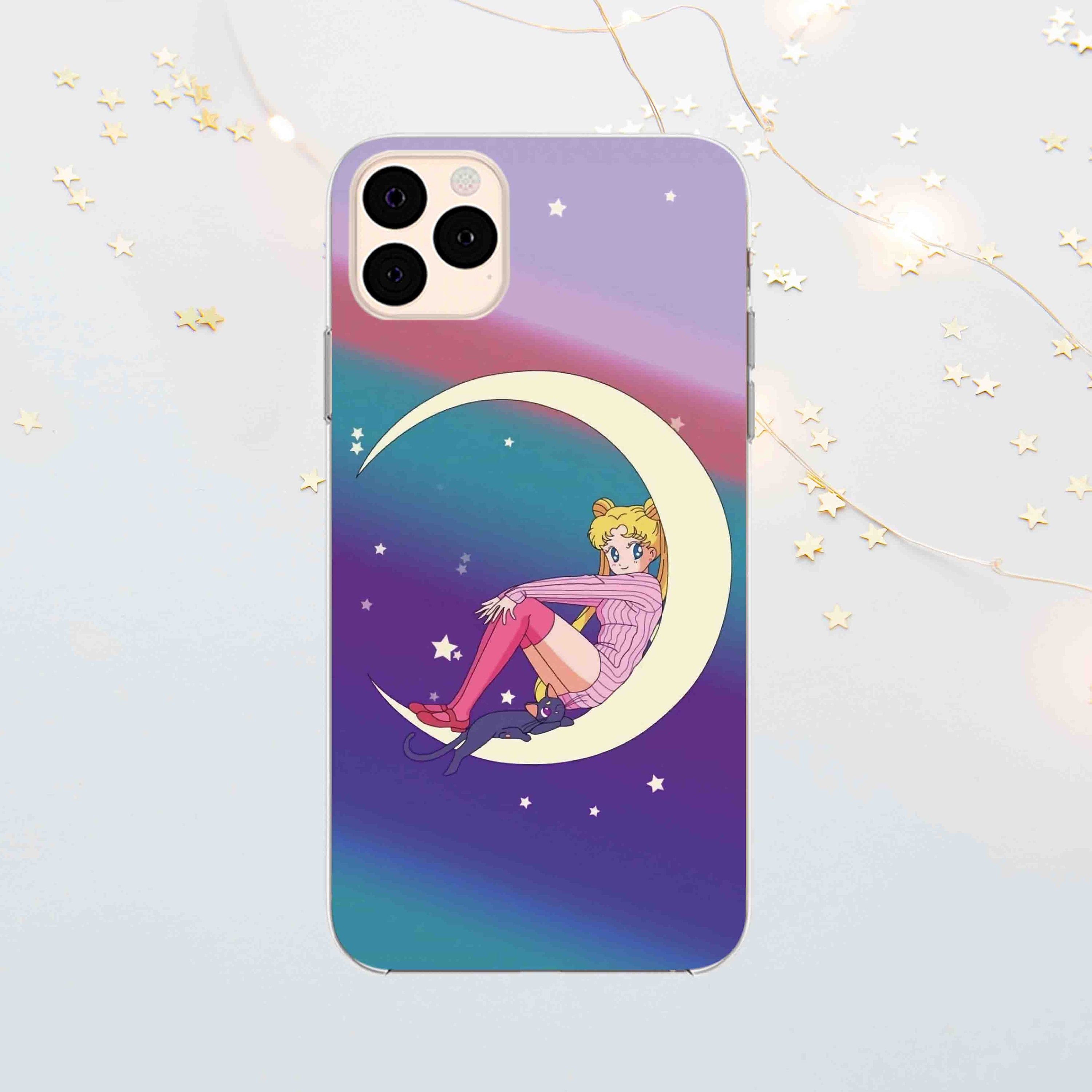 Cute iPhone case SE 6 6s 7 8 Plus X XR XS 11 12 Pro Max Moon Etsy