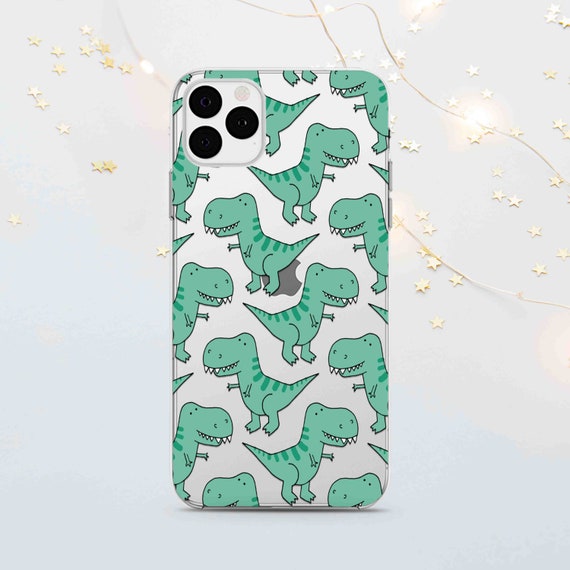Cute iPhone case SE 8 Plus X 11 12 13 14 15 Pro Max, Dinosaur Google pixel case, for Samsung case S20 S21 S23