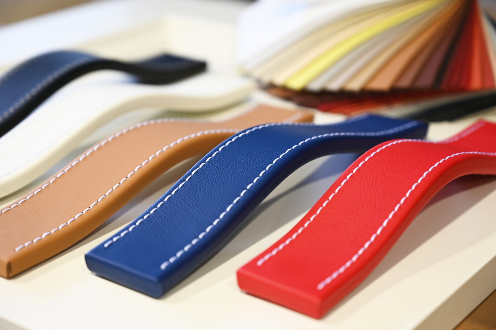 Unique Leather Hardware Leather Handles Drawer Etsy