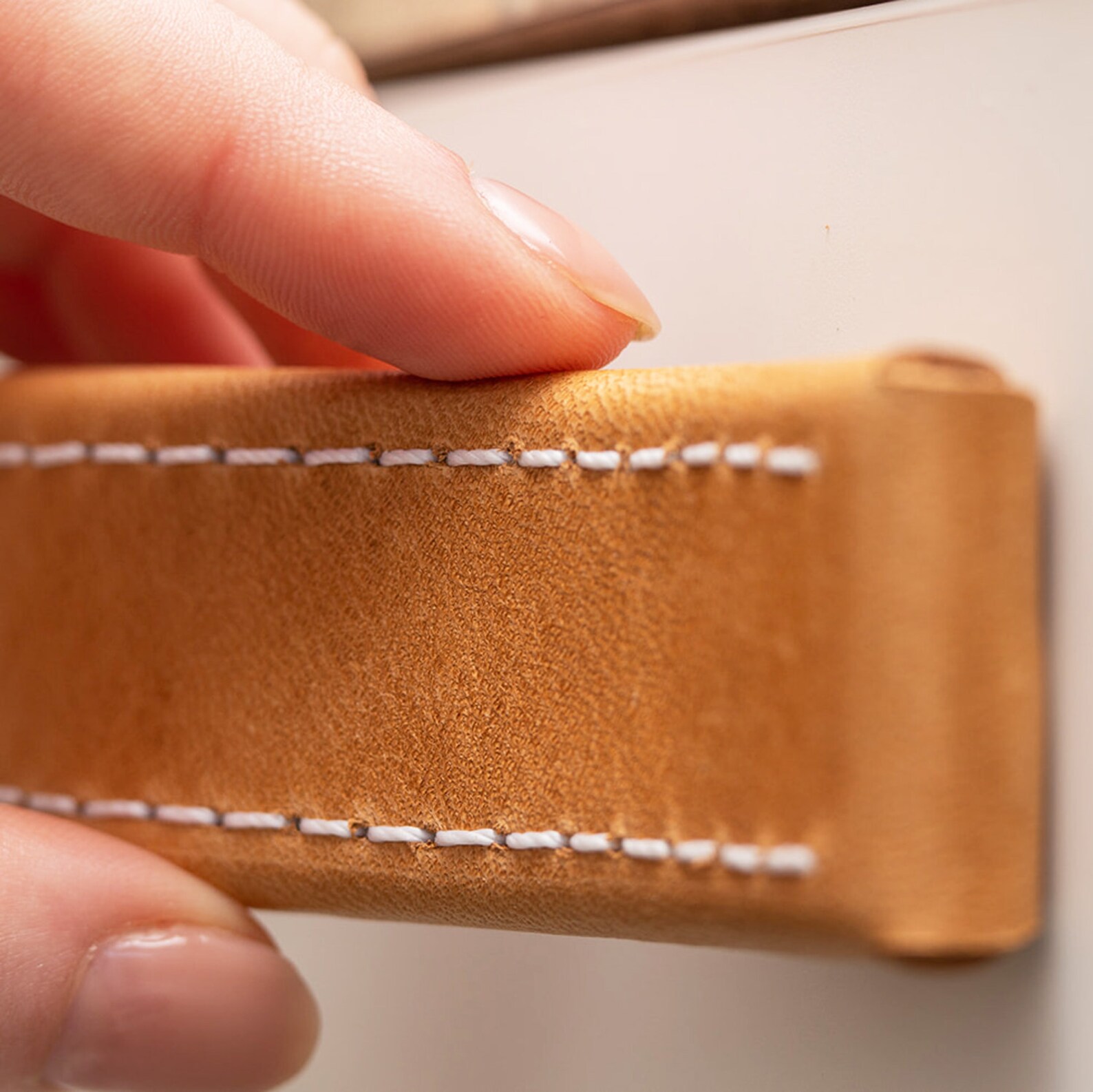 Unique Leather Hardware Leather Handles Drawer Etsy