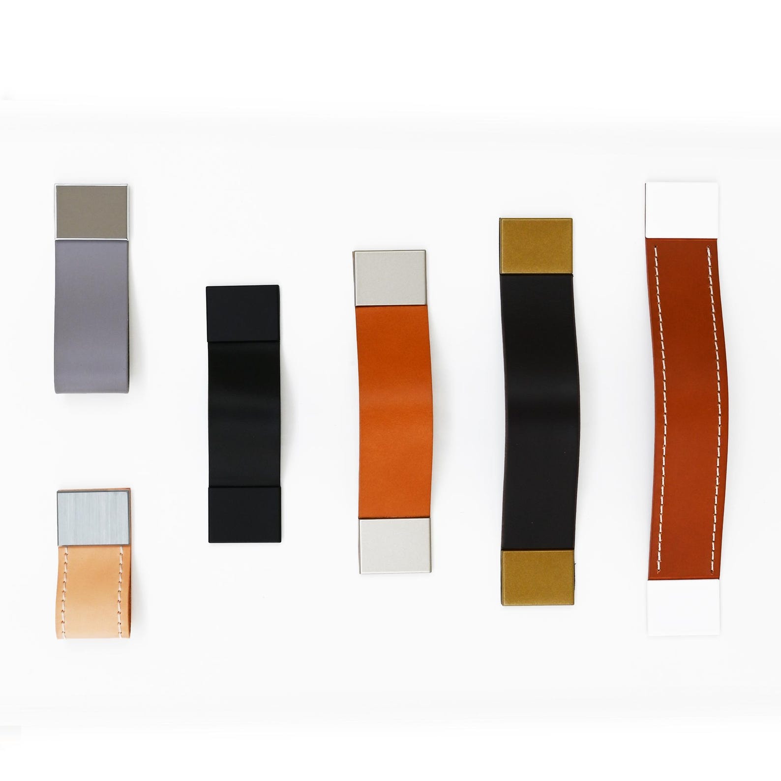 Pull Handle Variations Leather Door Pulls in Many Variations, Leather Drawer and Cabinet Pulls ...