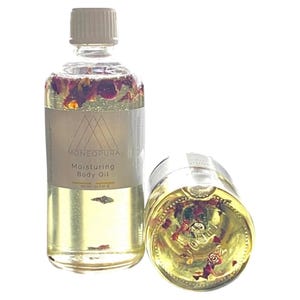 Organic Rose Body Oil - Body Oil - Rose Infused Oil - Massage Oil - Beautifully Scented- Vegan