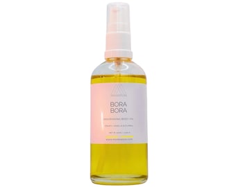 Tropical Body Oil for Dry Skin - Bora Bora Glow Body Oil for Soft Radiant Skin