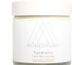 Face Moisturiser - Organic Face Cream -Turmeric Intense Face Cream - Day & Night Cream - For All Skin Types - Vegan