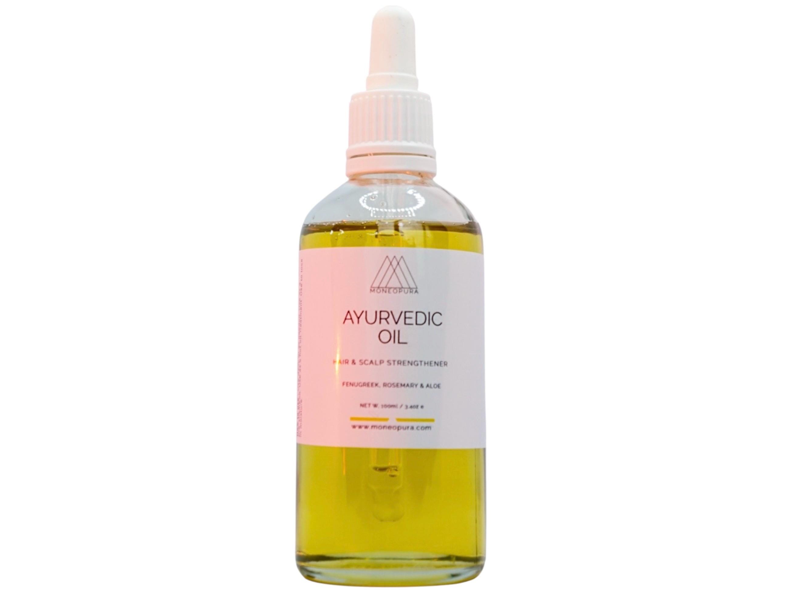 Ayurvedic Hair Oil - Strengthening and Nourishing Scalp Treatment with Amla & Hibiscus
