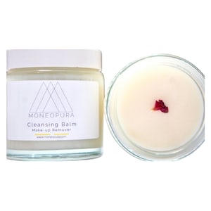 Oil to Milk Cleansing Balm – Natural Makeup Remover & Face Cleanser – Vegan Skincare for All Skin Types + Sensitive Skin