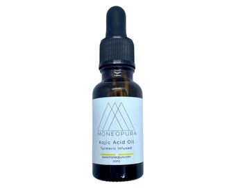 Kojic Acid Face Oil for Glowing Skin - Brightening Facial Oil for Uneven Looking Skin