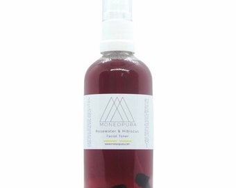 Hydrating Face Toner - Rose & Hibiscus Toner for Dry Dull Skin
