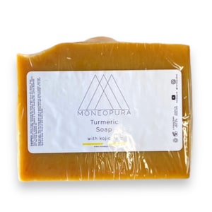 Turmeric & Kojic Acid Soap - Natural Soap - Face + Body Soap - Soap bar - Vegan (Turmeric only option available)