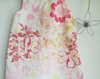 Kinderkleid, Hängerchen,Sommerkleid für Mädchen, florales Muster
