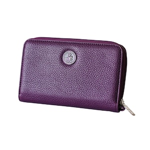 Cartera Savvycents para organizar y presupuestar dinero en efectivo: violeta