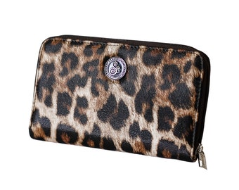 Savvycents Wallet for Cash Budgeting and Organization: Cheetah