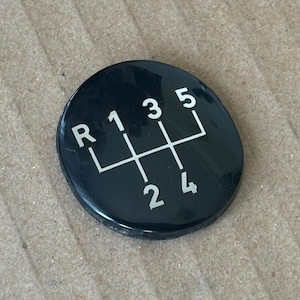 Shift knob emblem BMW E30 E36 E28 E34 E24 E32 Z1 5-speed Black