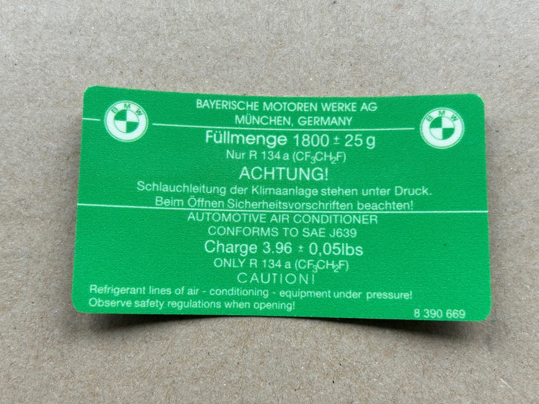 1x Label Sticker