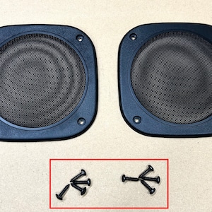 8 Uds tornillos negros BMW E30 E21 E23 E24 E12 E28 M3 M5 M6 juego de montaje de altavoces