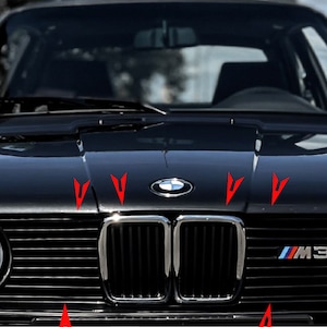 12-teiliges BMW E30 Grill-Montageset: Mittelniere, Grill links + rechts
