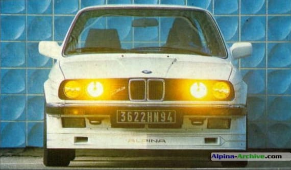 4pcs BMW E21 Front Apron Facelift Stickers Set 