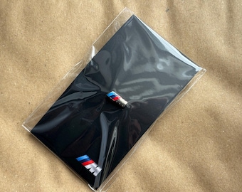 1x BMW M ///M Motorsport M-Power Logo Metal Pin 13x4mm (0.55in x 0.16in)