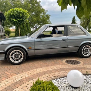 6pcs M-Technic BLACK Decor set stickers BMW E21 E24 E30 (only 2-door)