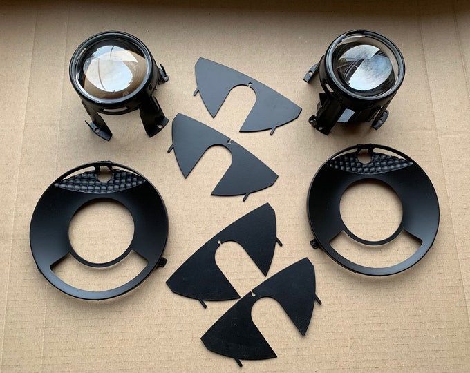 DIY Full Conversion Kit Hella to Black-hella (smoke) (smile Lens ...
