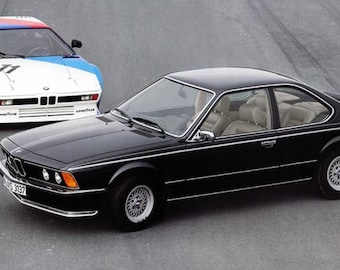 Juego completo de pegatinas decorativas M-Technic para BMW E24 PLATA (8 unidades/8 unidades)