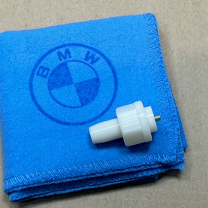 1x Set Polishing cloth blue & BMW Emergency Window Crank Tool Trunk Tool Kit E30 E28 E24 E23 E12 #1150500 #1115810