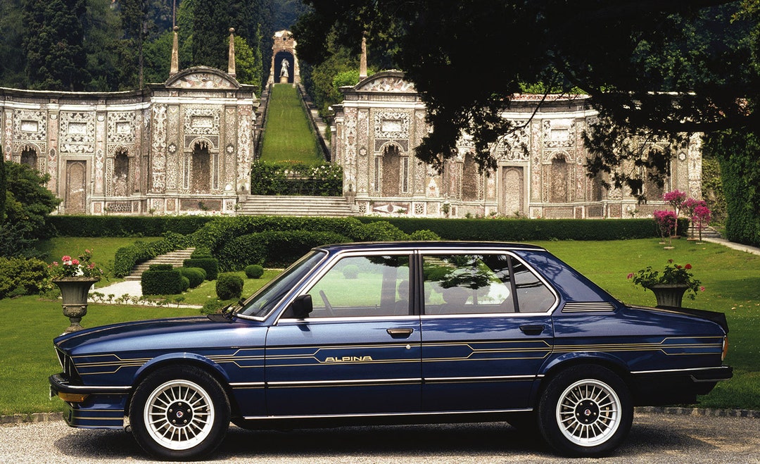4d Alpina GOLD SLIM Decor Set Stickers BMW E12 E28 E23 E30 4-door