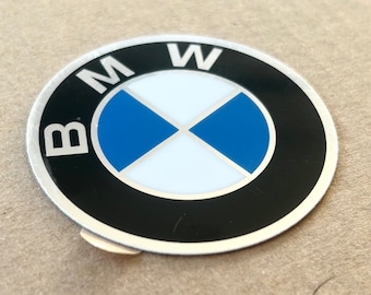 1x BMW Emblem/logo/badge 57mm/2.24in flat aluminum sticker fits to BMW E9 E3 E12 E23 E28 E24