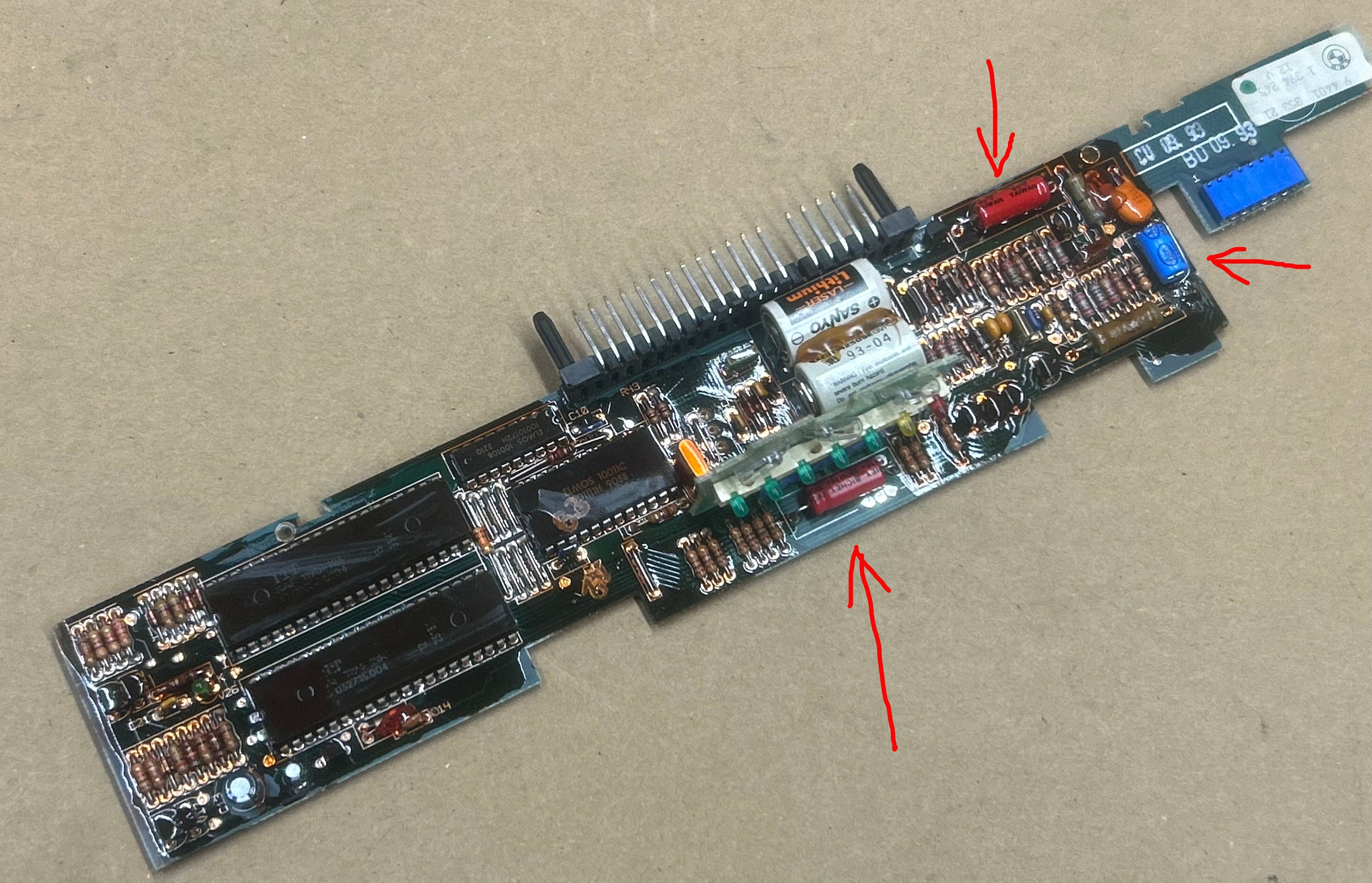 Engrenage compteur de vtesse coté bote