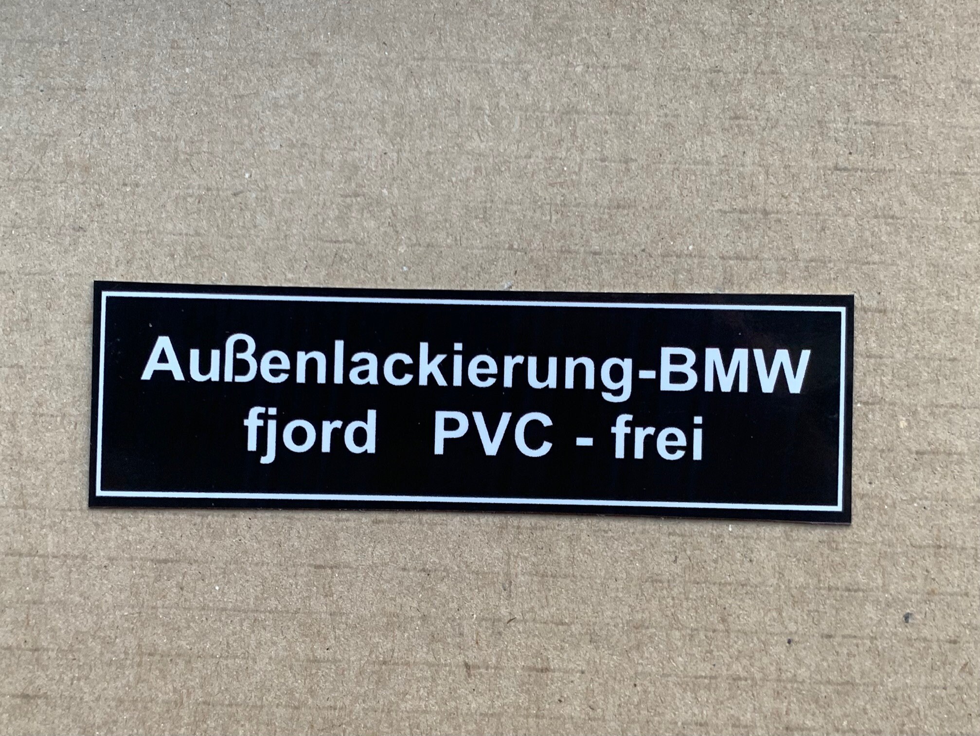 1x Außenlackierung-bmw Fjord (oldest) Paint Sticker Label E10 02-er 114 ...