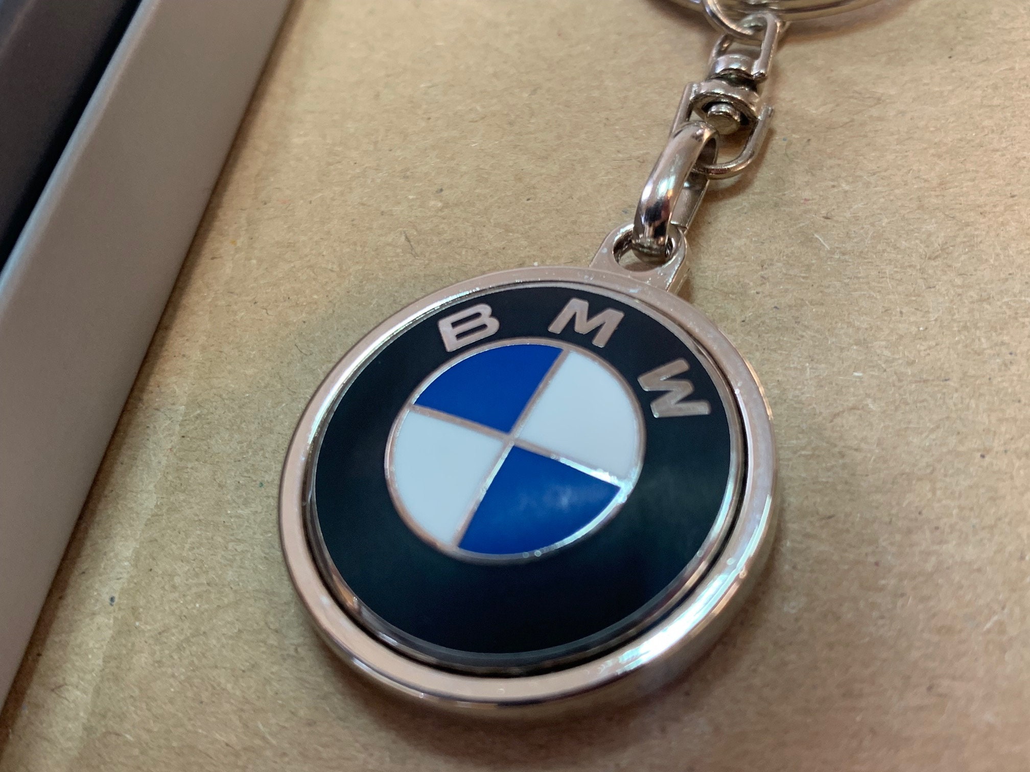 BMW logo sleutelhanger Metaal Chrom 2454773 - Etsy Nederland