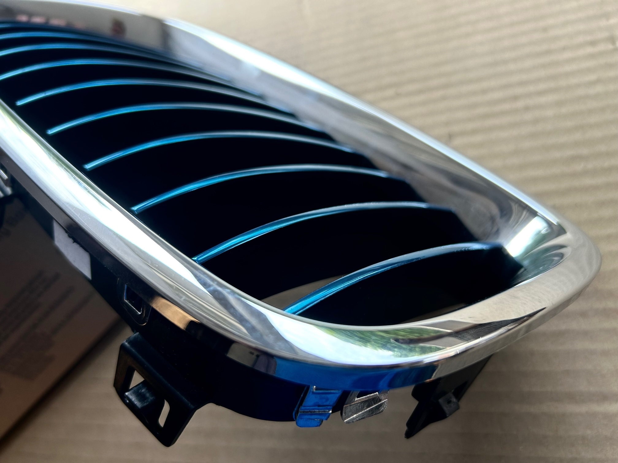 furifu ふりふ　バイアスカラーブロックコート ふりふ furifu バイアスカラーブロックコート ブルー ロングコート