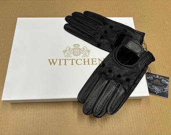 Men's Gloves Natural Leather Driving Gloves + exclusive Gift BOX